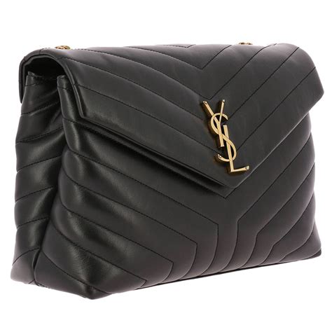 borsa ysl nera pelle|Borse a spalla di Saint Laurent per donna .